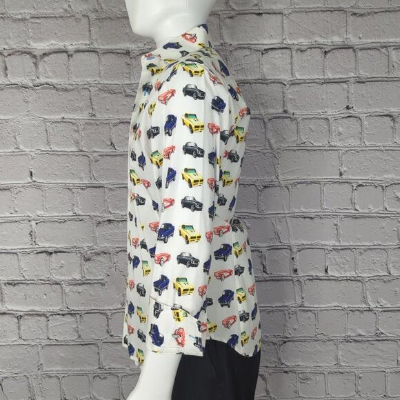 Coton Doux Classic Cars Long Sleeve Shirt, Mens 38x15 - Picture 4 of 9